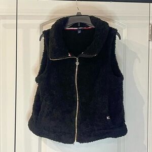 Tommy Hilfiger Plush Black Vest